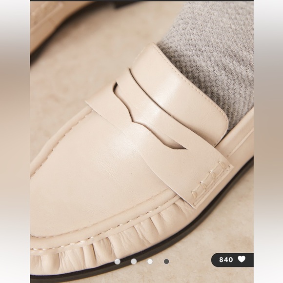 ASOS DESIGN Minnie ruched detail loafers - Picture 4 of 8